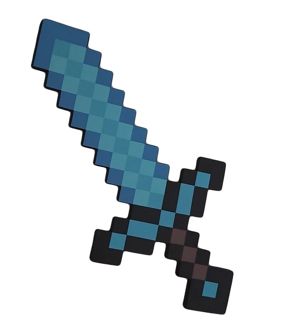 Miecz diamentowy z gry Minecraft Pianka EVA