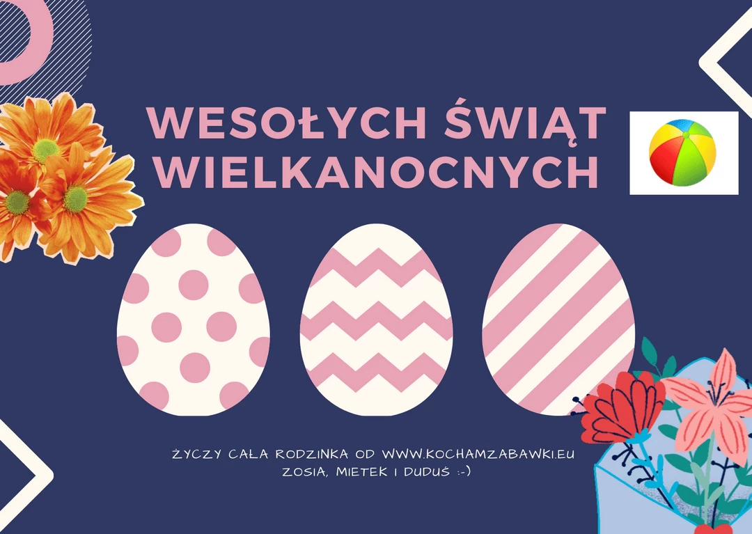 Życzenia Wielkanocne od Kochamzabawki.eu 2021