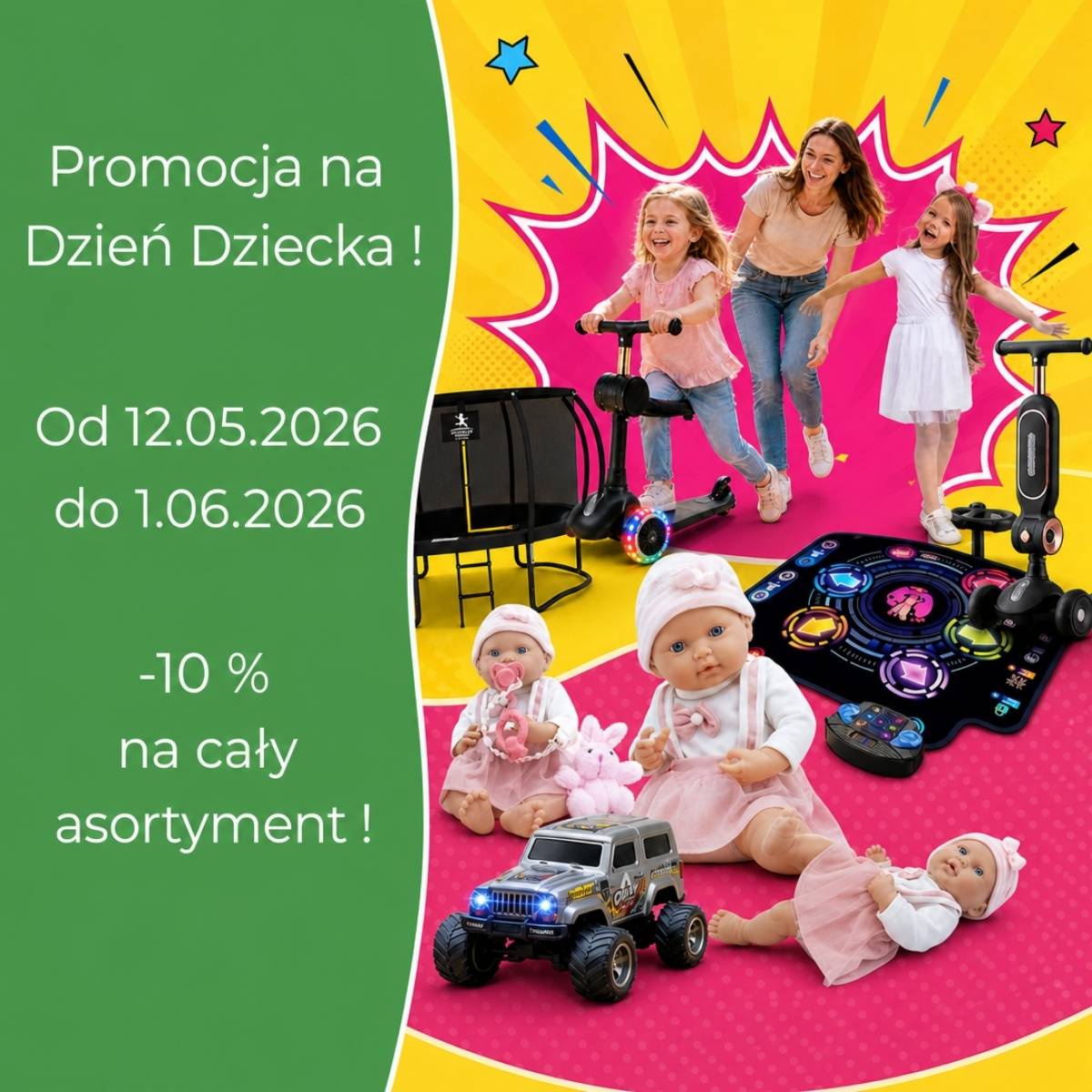 Promocja na Dzień Dziecka 2026 w Kocham Zabawki