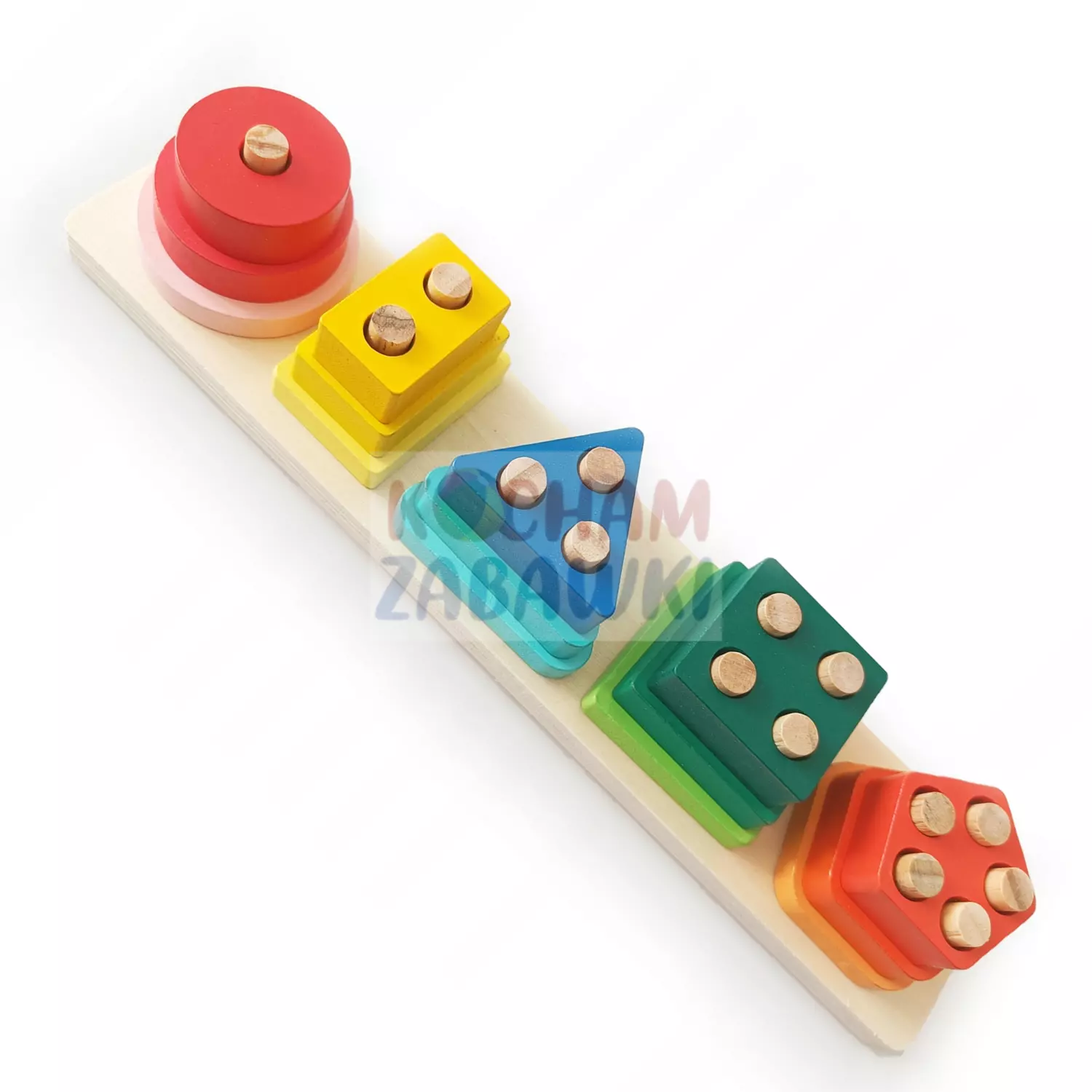 Montessori sorter drewniany