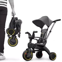 Rowerek trójkołowy składany Loona Smart Trike Szary