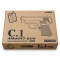Kartonowe opakowanie pistoletu airsoft C.1 na kulki 6 mm