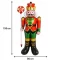 Balon Foliowy Dziadek do Orzechów Stojący Christmas 158cm