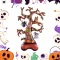 Balon foliowy Upiorne Drzewo 133 cm – kolorowa dekoracja na Halloween