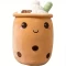 Bubble Tea Cup maskotka pluszowa zabawka brązowa