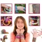 Duży zestaw do robienia bransoletek Loom Bands 4400 Gumek