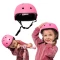Kask różowy dziecięcy rowerowy na hulajnogę SafeU