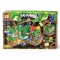 Pudełko zestawu zielonych klocków Minecraft LB607 na białym tle