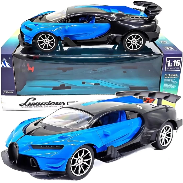 Super samochód RC Auto na pilota 1:16 Niebieskie