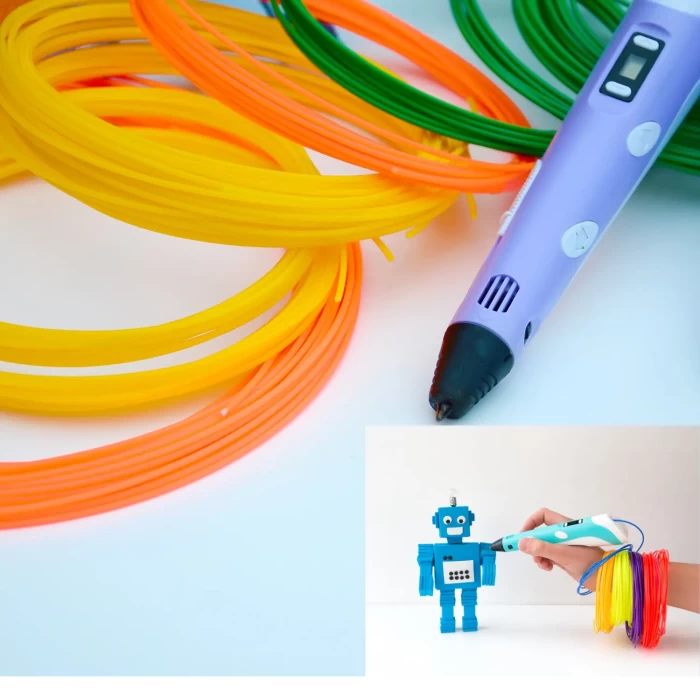 Długopis 3D mini drukarka z zasilaczem i wkładem