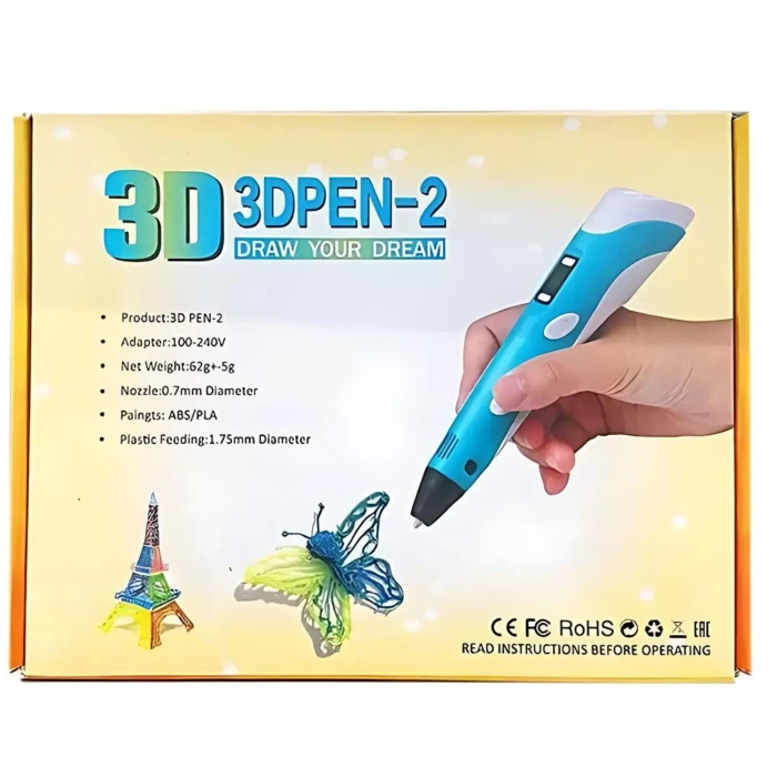 Długopis 3D mini drukarka z zasilaczem i wkładem