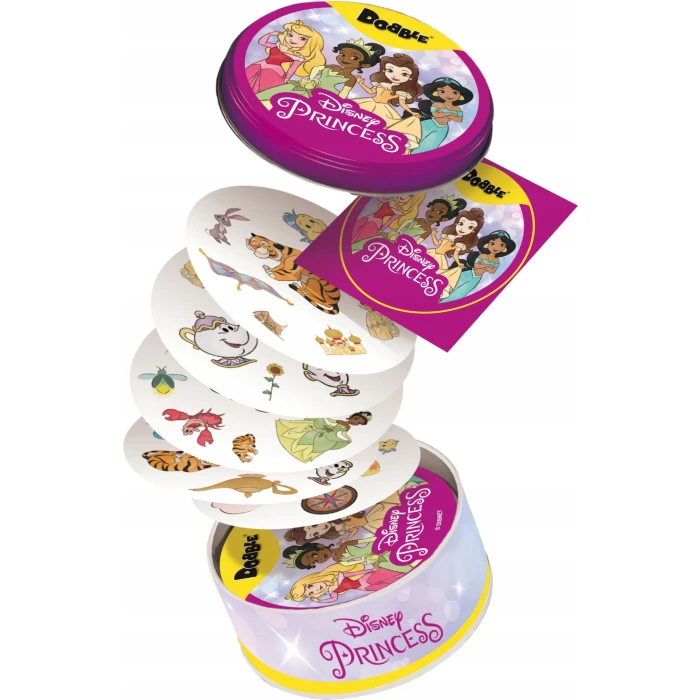 Dobble Disney Princess – urocza gra obserwacyjna dla dzieci
