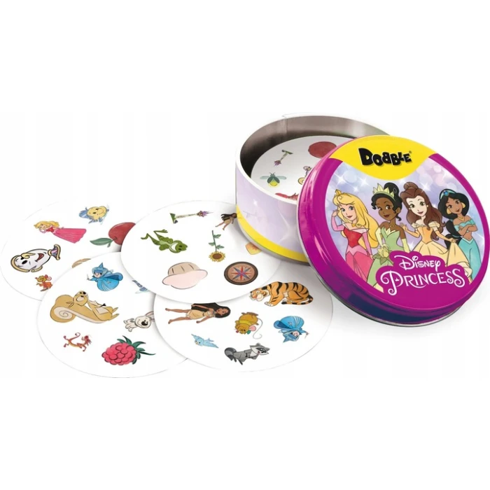 Dobble Disney Princess – urocza gra obserwacyjna dla dzieci