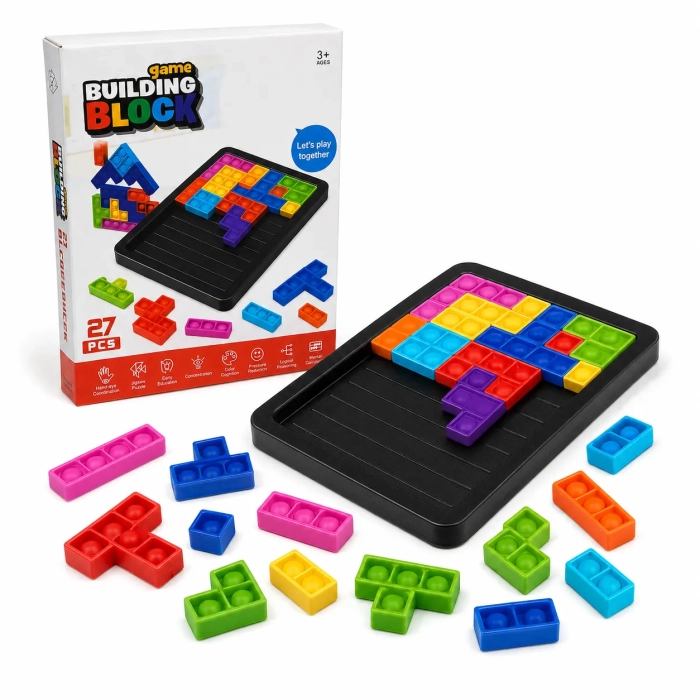 Gra logiczna Building Block Pop It