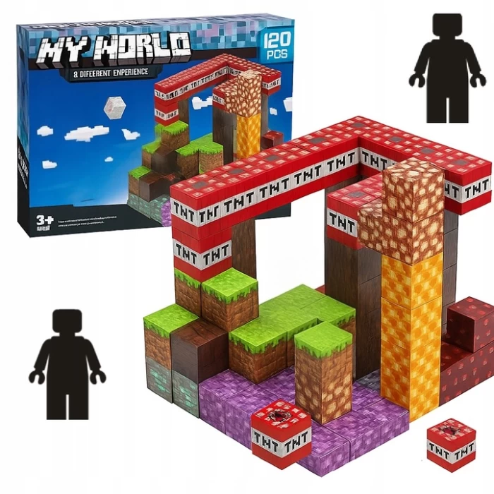 Klocki Magnetyczne Minecraft – kreatywna zabawa dla dzieci