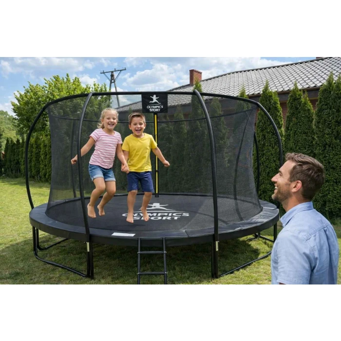 Trampolina ogrodowa 435 cm Premium 14FT Olympics Sport Pumpkin