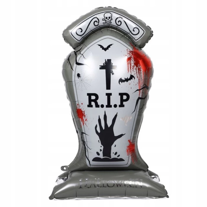 Balon Foliowy „Nagrobek R.I.P.” – 150 x 58 cm