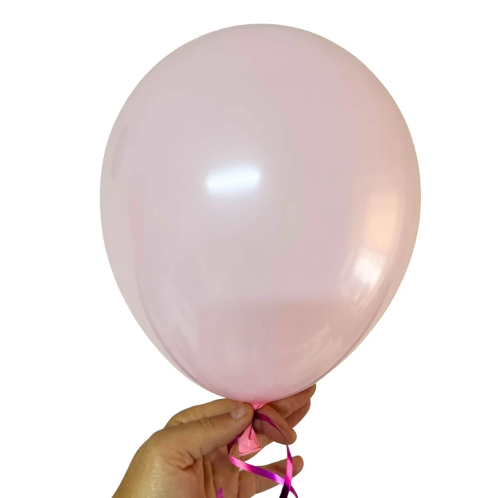 Różowy Pastelowy Balon Lateksowy 30 cm