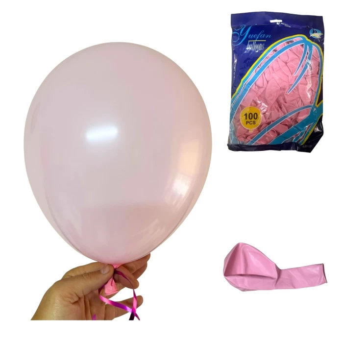 Różowy Pastelowy Balon Lateksowy 30 cm