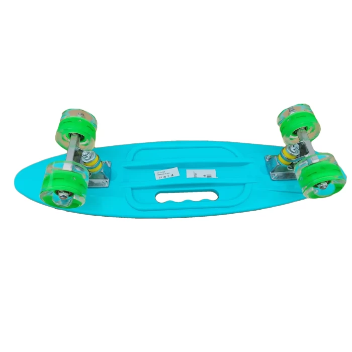 Deskorolka Fiszka 60 cm Penny z uchwytem LED