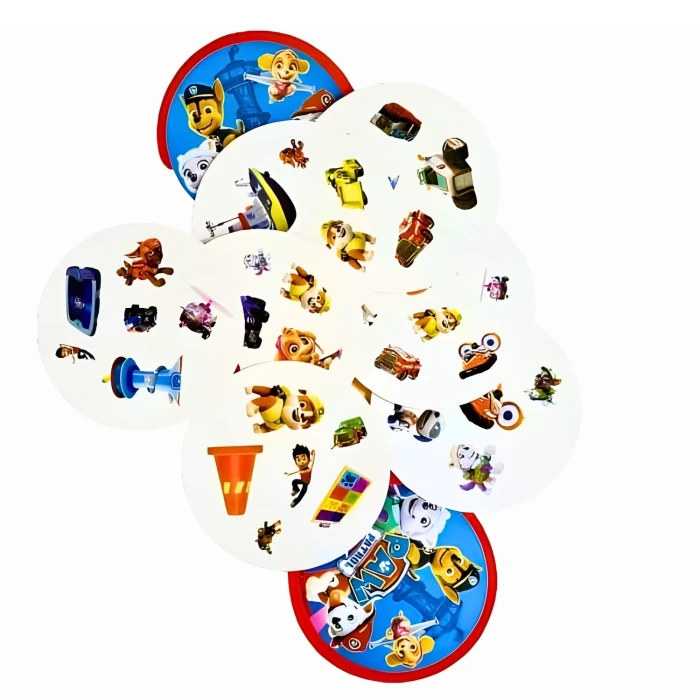 Dobble Psi Patrol – szybka gra rodzinna Spot It! dla dzieci