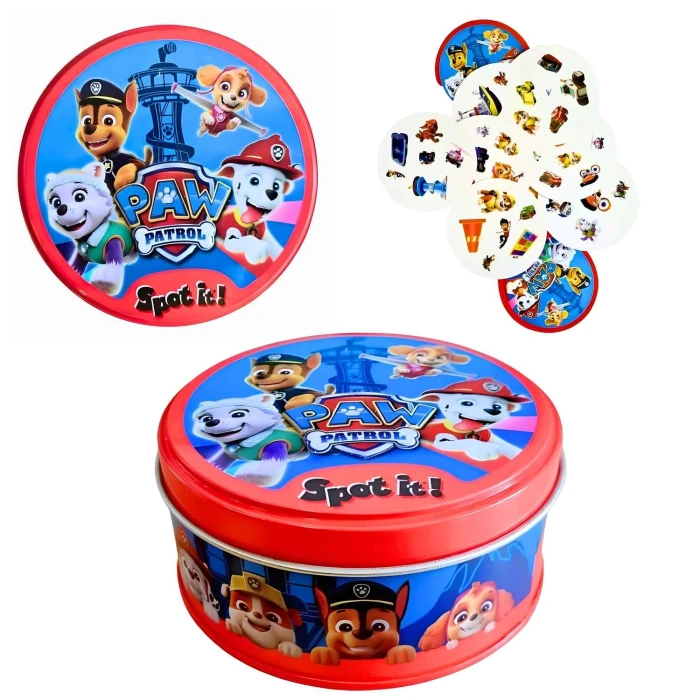 Dobble Psi Patrol – szybka gra rodzinna Spot It! dla dzieci