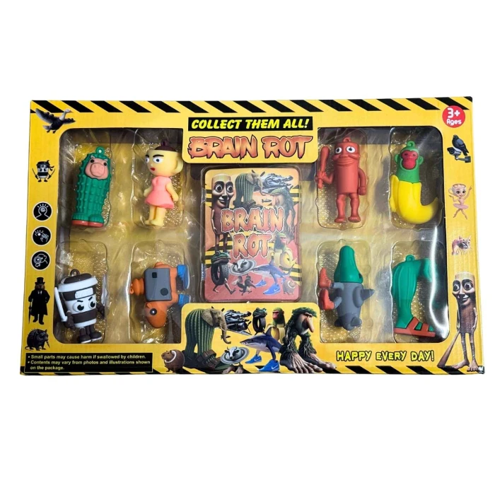 Brainrot – kolorowy zestaw figurek kolekcjonerskich dla dzieci