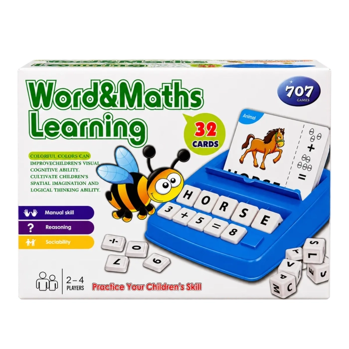 Gra edukacyjna słówka i liczby do nauki angielskiego i matematyki