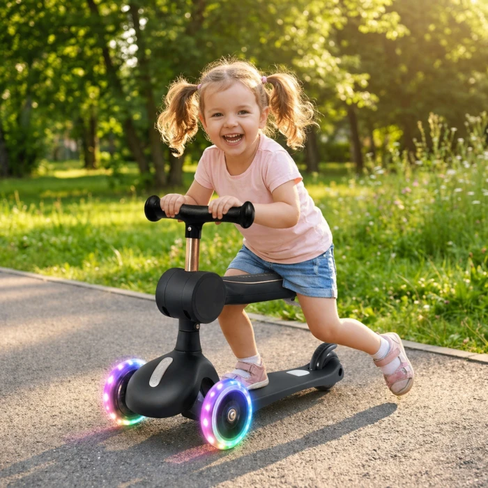 hulajnoga Lemoo 2w1-dziecko-zadowolone