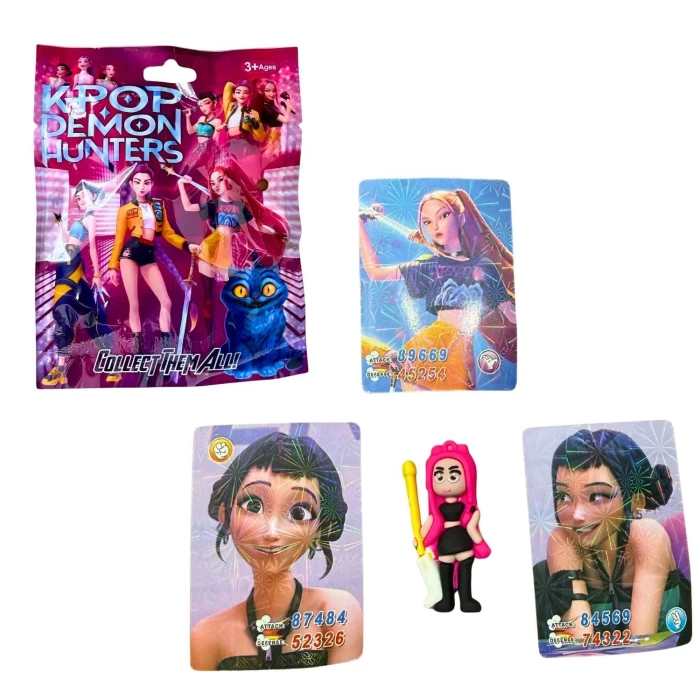 K-Pop Demon Hunters – figurka kolekcjonerska z kartami