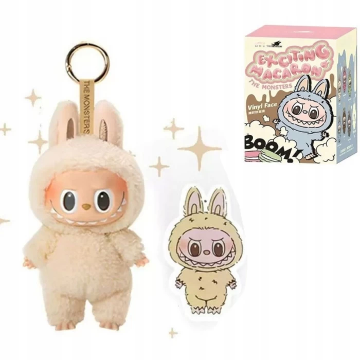 Labubu Exciting Macaron The Monsters – Pluszowy Brelok