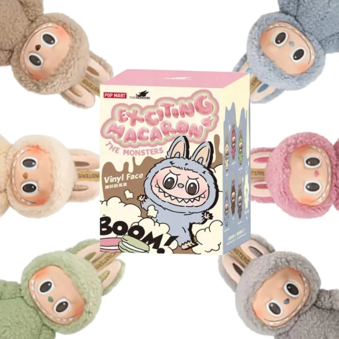 Labubu Exciting Macaron The Monsters – Pluszowy Brelok