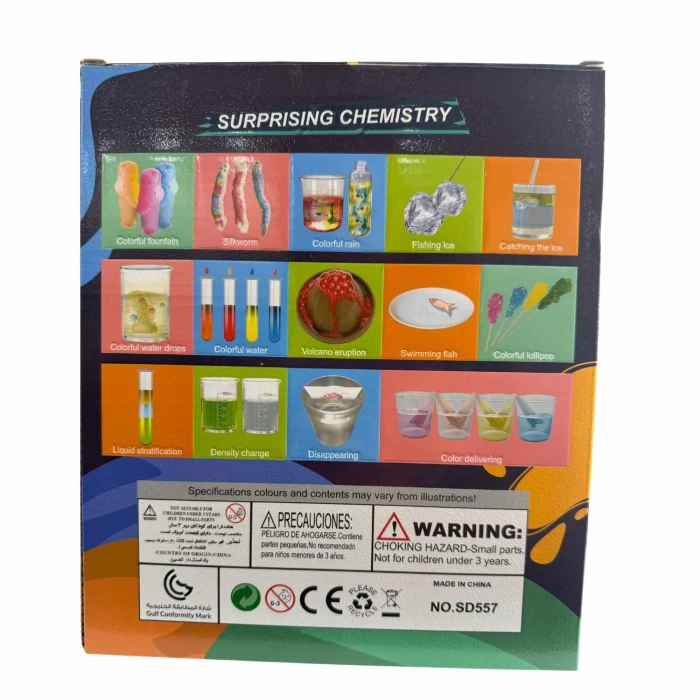 Mały Chemik – Zestaw 14 Eksperymentów z Wulkanem