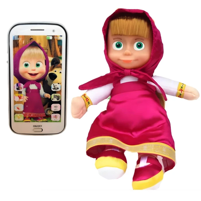 Lalka Masza i Niedźwiedź Zestaw 2 w 1