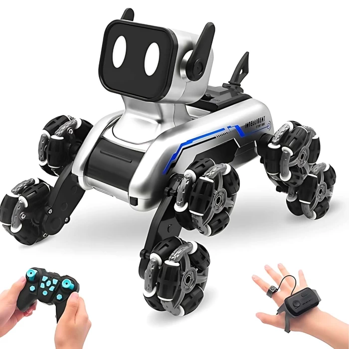 Zdalnie sterowany robot pies 8WD z kamerą