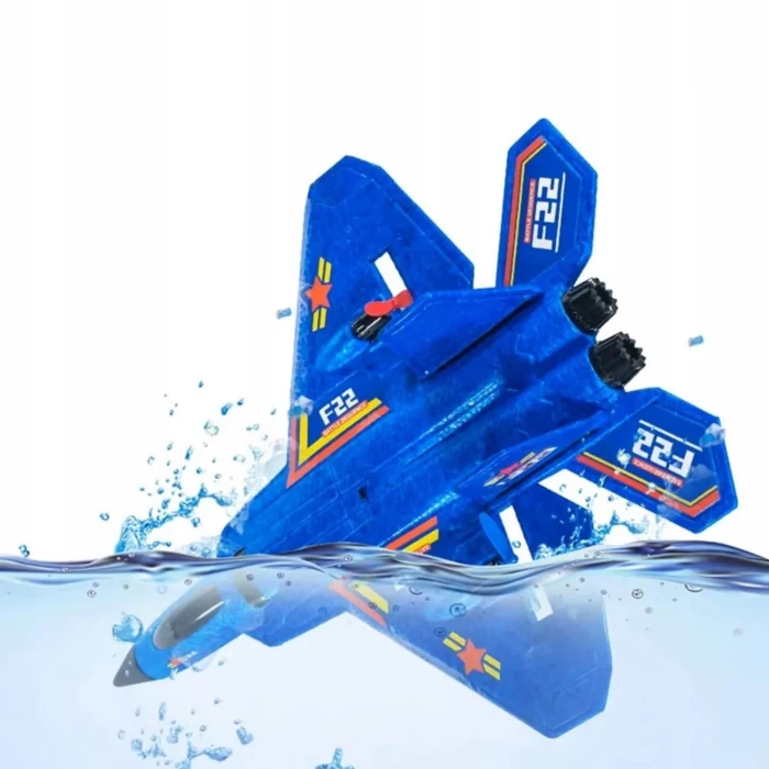Samolot RC F-22 Zdalnie Sterowany LED Pianka EPP 100m