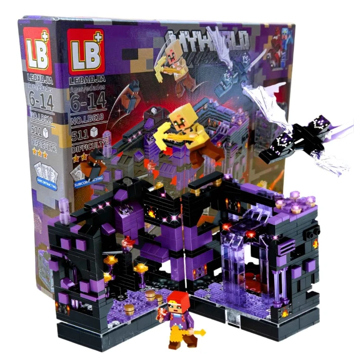 Klocki Minecraft Forteca Netheru – Zestaw 511el. My World