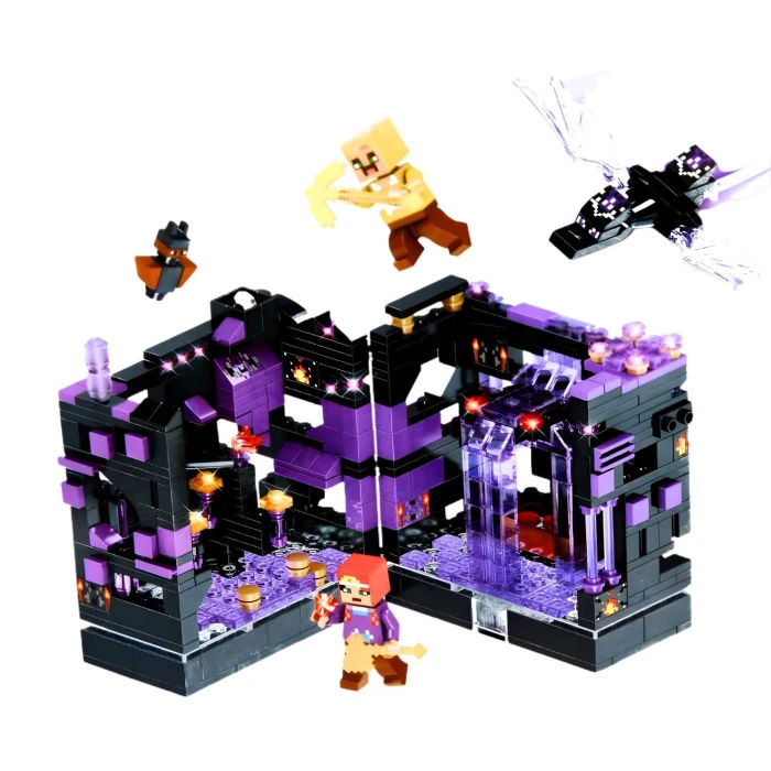 Klocki Minecraft Forteca Netheru – Zestaw 511el. My World