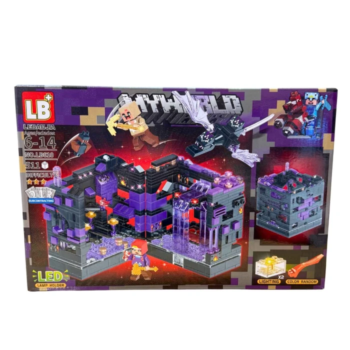 Klocki Minecraft Forteca Netheru – Zestaw 511el. My World