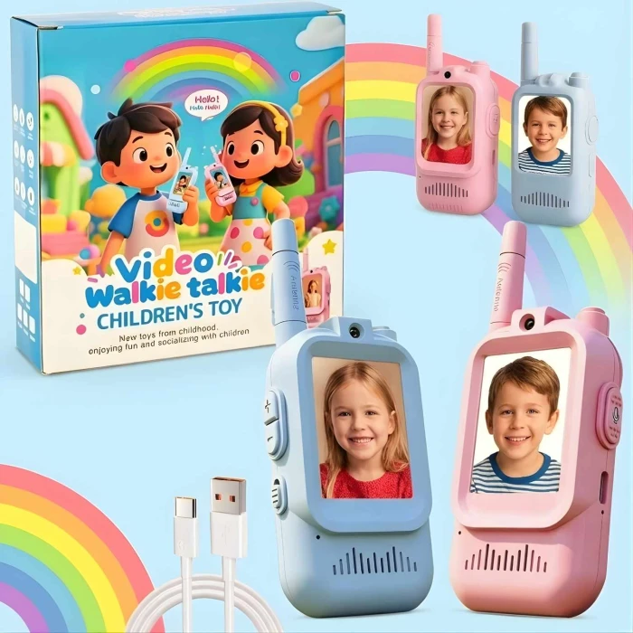 Krótkofalówki dla dzieci z kamerą Video Walkie Talkie DJ60