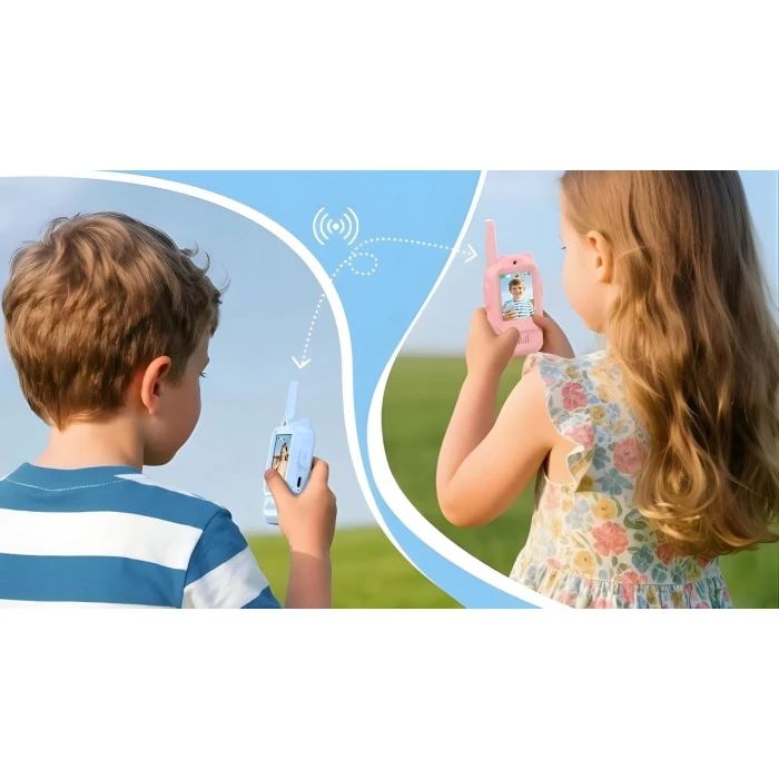 Krótkofalówki dla dzieci z kamerą Video Walkie Talkie DJ60