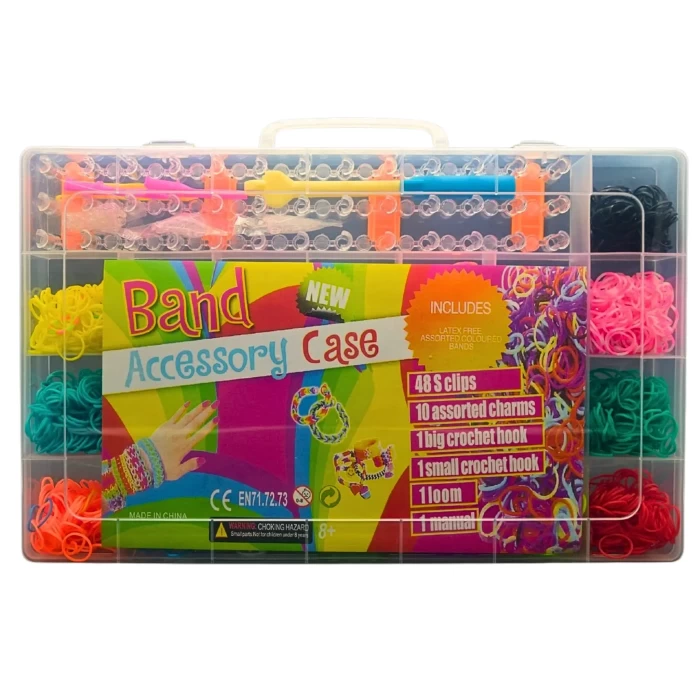 Duży zestaw do robienia bransoletek Loom Bands 4400 Gumek