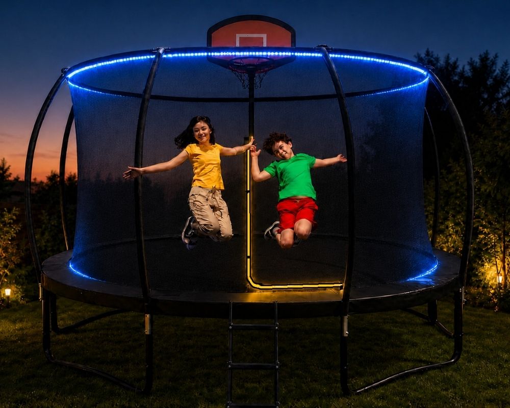 Trampolina Olympics Sport 366 z LED